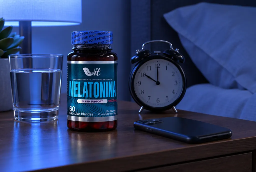 Hora de tomar la melatonina antes de dormir